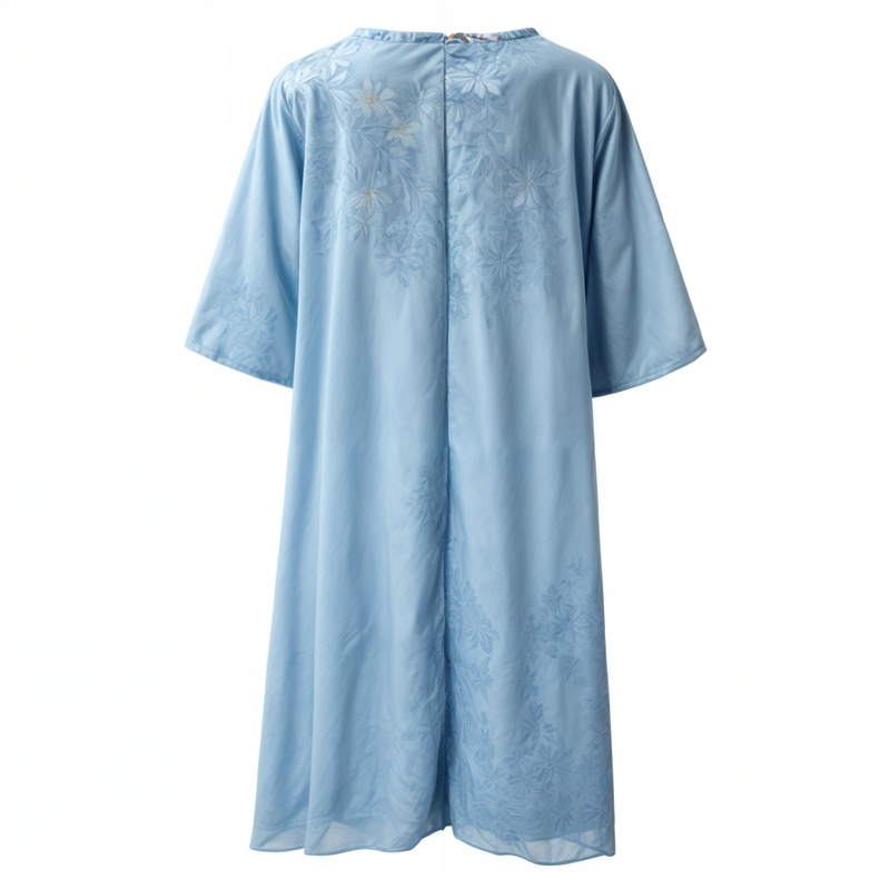 Stijlvol Gebloemd A-lijn Jurk met Vest voor Dames - Miray