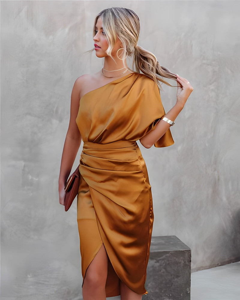 Silk Evening Dress - Amara