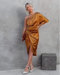 Silk Evening Dress - Amara