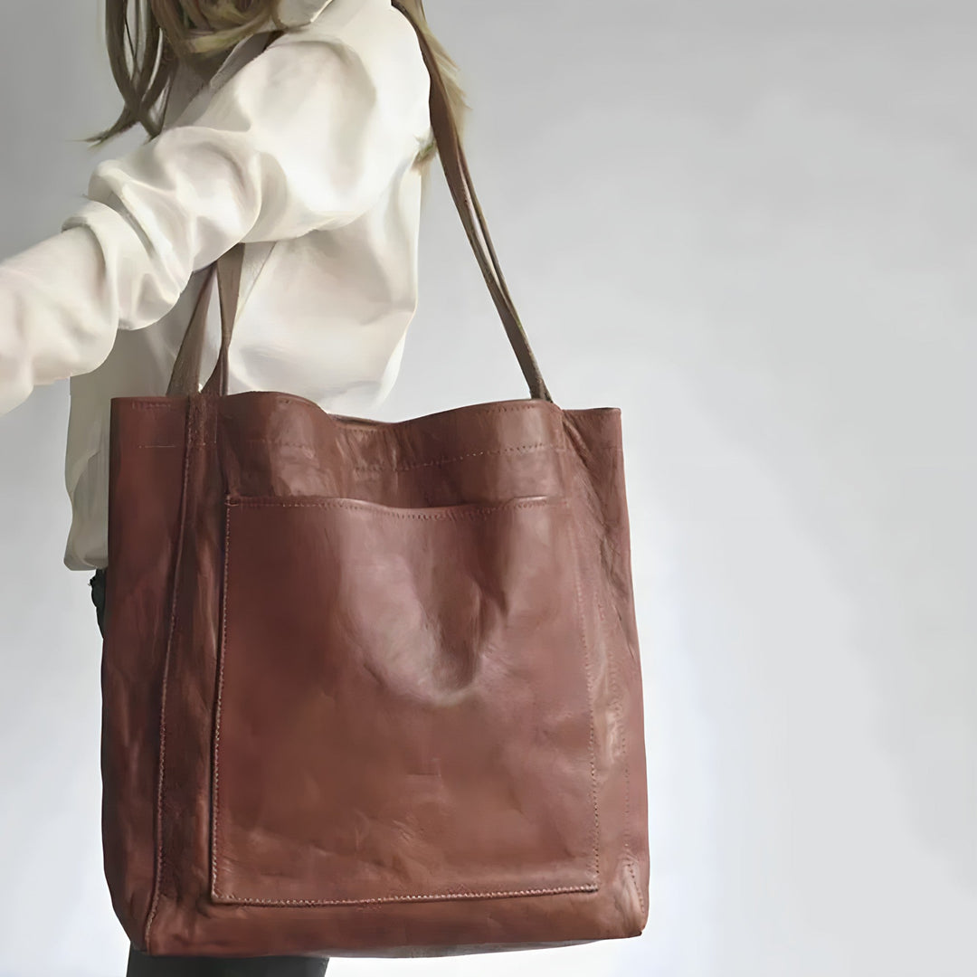 Stilvolle Leder Damenhandtasche - Sophie