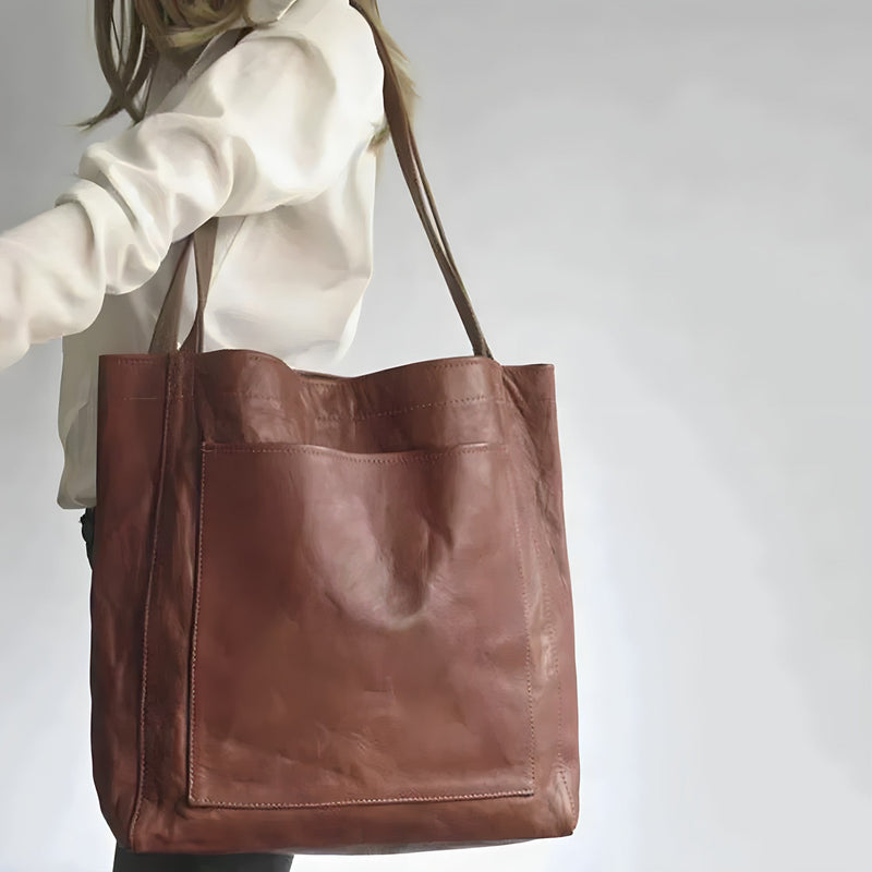 Stilvolle Leder Damenhandtasche - Sophie