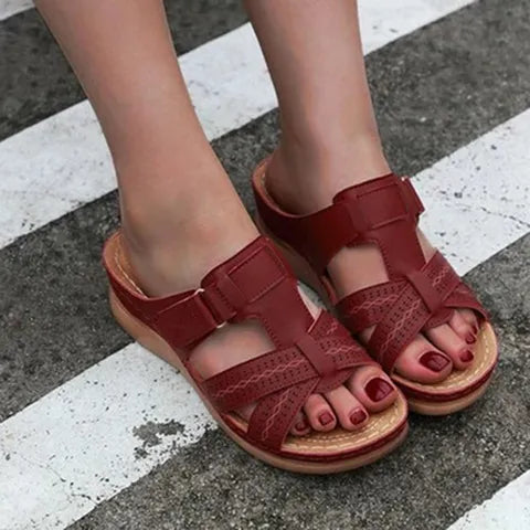 Adembenemende dames sandalen voor dagelijks gebruik met orthopedisch comfort – Leila