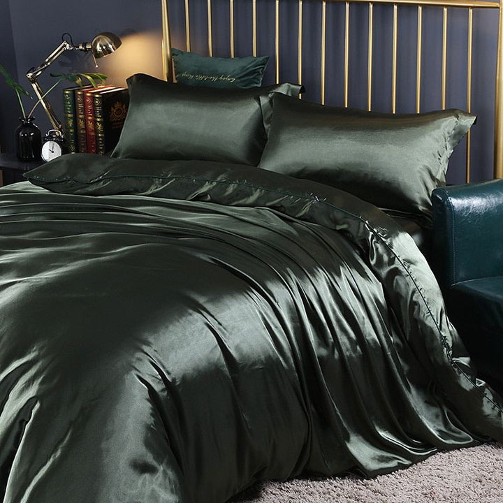 Luxuriöse Bettwäsche aus Seide/Satin (4-teilig) - SilkSleep