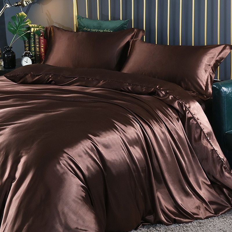Luxuriöse Bettwäsche aus Seide/Satin (4-teilig) - SilkSleep