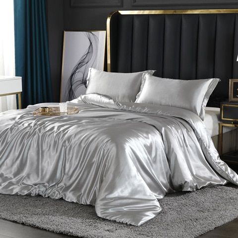 Luxuriöse Bettwäsche aus Seide/Satin (4-teilig) - SilkSleep