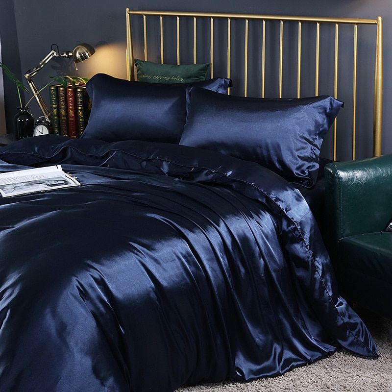 Luxuriöse Bettwäsche aus Seide/Satin (4-teilig) - SilkSleep