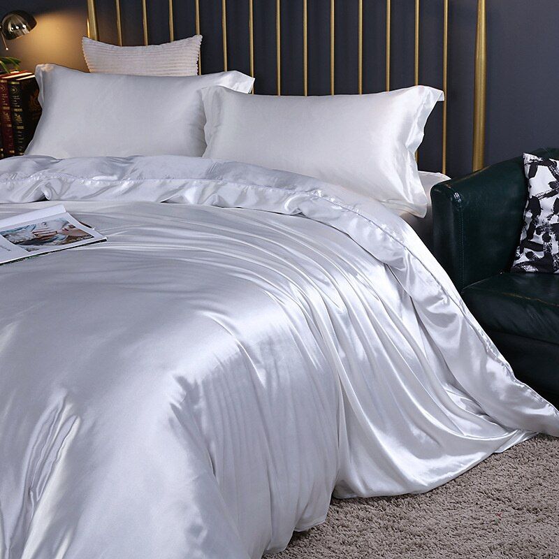 Luxuriöse Bettwäsche aus Seide/Satin (4-teilig) - SilkSleep