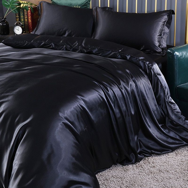 Luxuriöse Bettwäsche aus Seide/Satin (4-teilig) - SilkSleep
