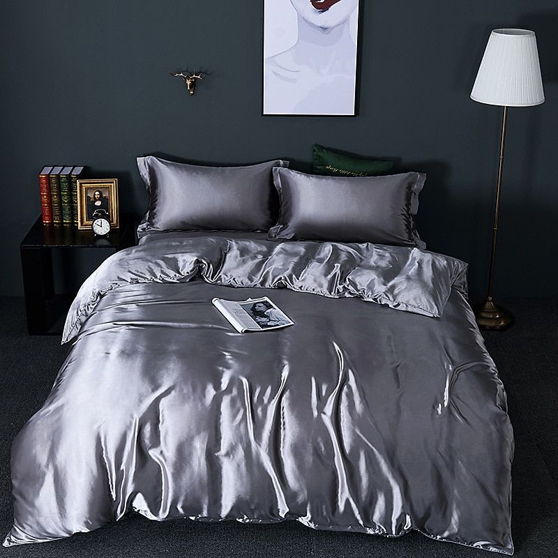 Luxuriöse Bettwäsche aus Seide/Satin (4-teilig) - SilkSleep