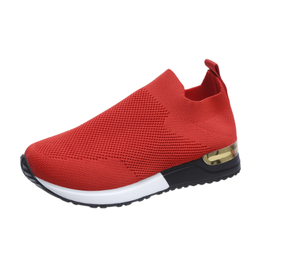 BlissWalk Comfort | Ergonomische Damensneaker ohne Schnürsenkel mit dämpfender Ferse