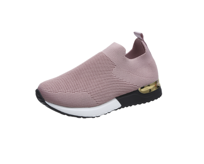 BlissWalk Comfort | Ergonomische Damensneaker ohne Schnürsenkel mit dämpfender Ferse