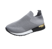 BlissWalk Comfort | Ergonomische Damensneaker ohne Schnürsenkel mit dämpfender Ferse