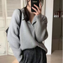 Gemütlicher Winterpullover mit V-Ausschnitt | Bequem & stilvoll