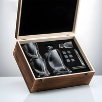 Luxuriöses Kristall-Whiskey-Karaffen- und Gläserset - WhiskeyWave