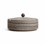 Handmade Ceramic Ashtray with Wooden Lid, 12.5 cm 8