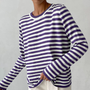 Stilvolles gestreiftes T-Shirt aus leichtem Stoff - StreifenLeicht