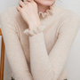 Bequemer Kaschmir-Damenrollkragenpullover - Aurélie