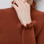 Bequemer Kaschmir-Damenrollkragenpullover - Aurélie