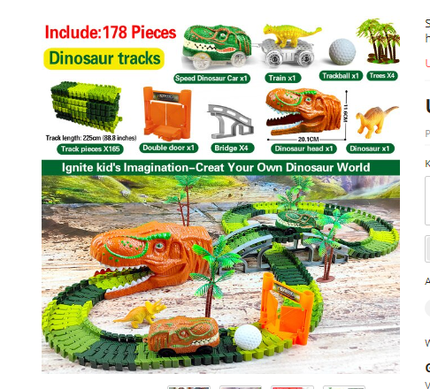 Eisenbahn Spielset – DinoTrack