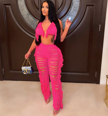 EefjesJeans I Ripped Jeans & Top Voor Dames