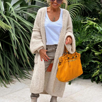 Trendige lange Strick-Cardigan - Sofia