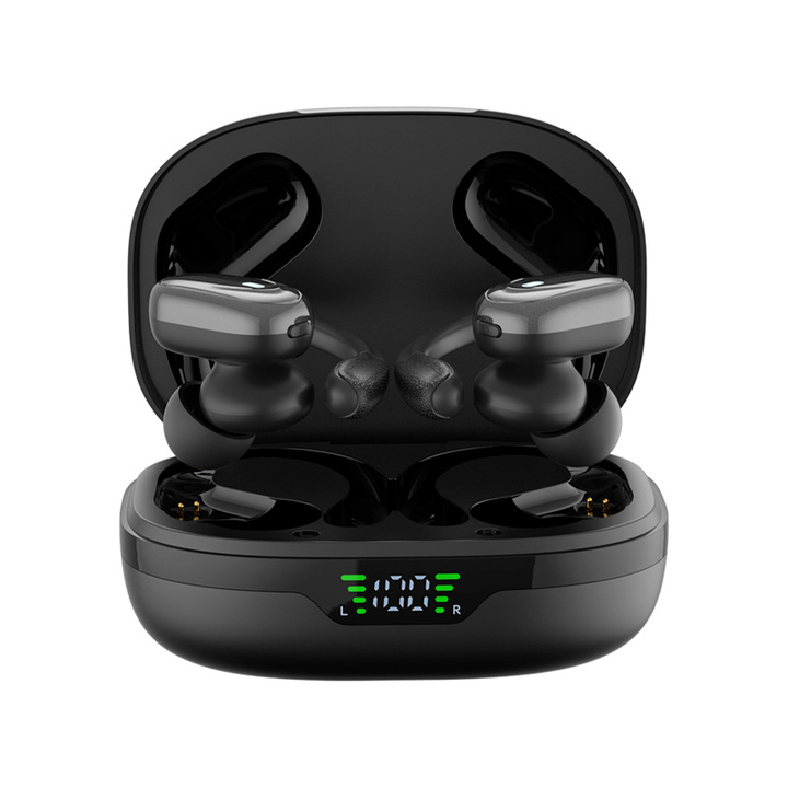 Bluetooth 5.3 Sports Earbuds with Microphone, LED Case &amp; 75 Hours Playtime 