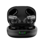 Bluetooth-5.3-Sport-Ohrhörer mit Mikrofon, LED-Case & 75 Stunden Wiedergabezeit