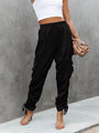 Satin-Cargohose - Clara