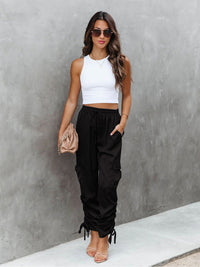 Satin-Cargohose - Clara