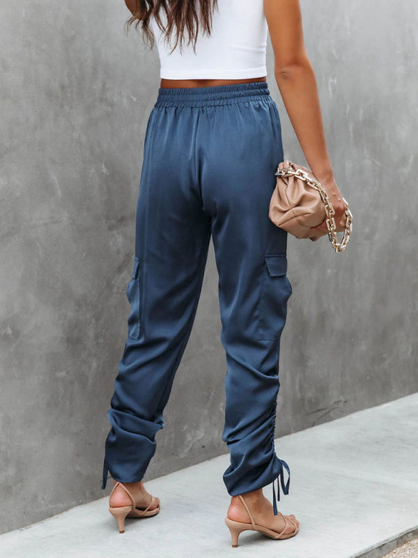 Satin-Cargohose - Clara
