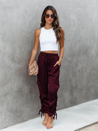 Satin-Cargohose - Clara