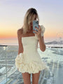 Asymmetrisches Ein-Schulter-Kleid - Evelyn