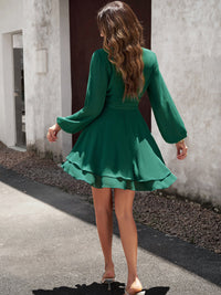 Lagenkleid mit Taillenband - Lena