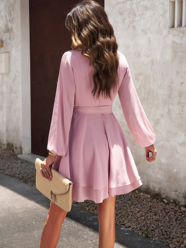 Lagenkleid mit Taillenband - Lena