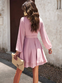 Lagenkleid mit Taillenband - Lena