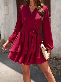 Lagenkleid mit Taillenband - Lena