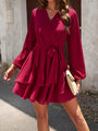 Lagenkleid mit Taillenband - Lena