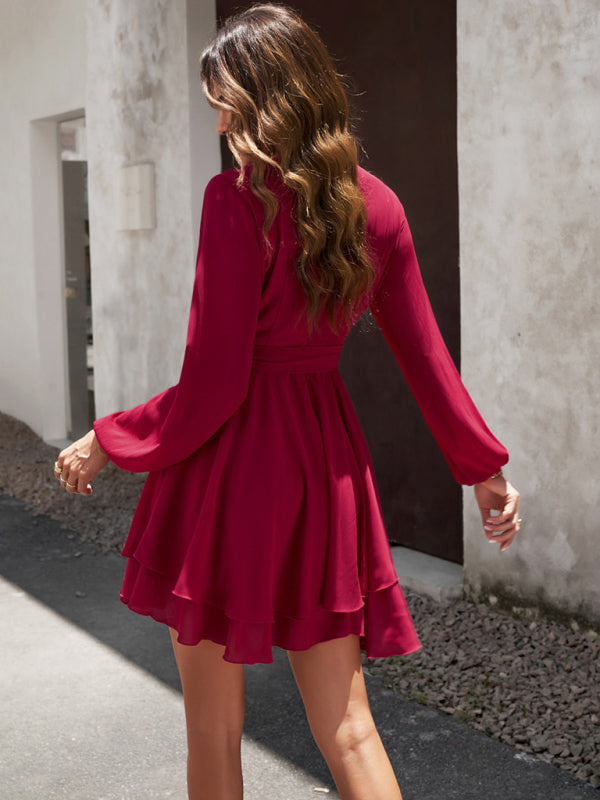 Lagenkleid mit Taillenband - Lena