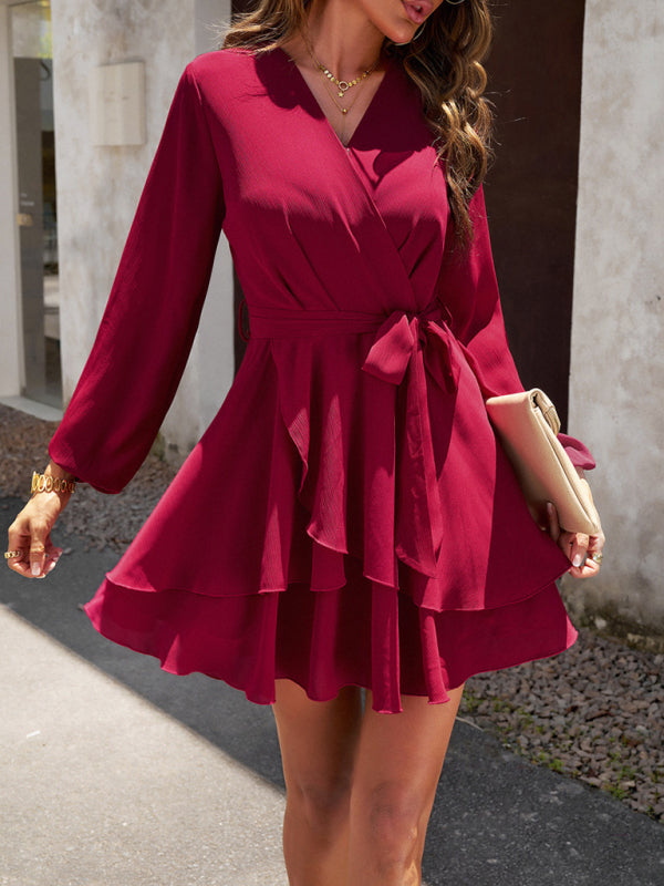 Lagenkleid mit Taillenband - Lena