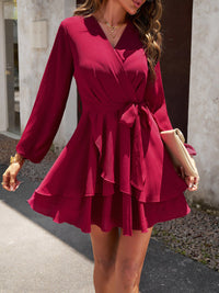 Lagenkleid mit Taillenband - Lena