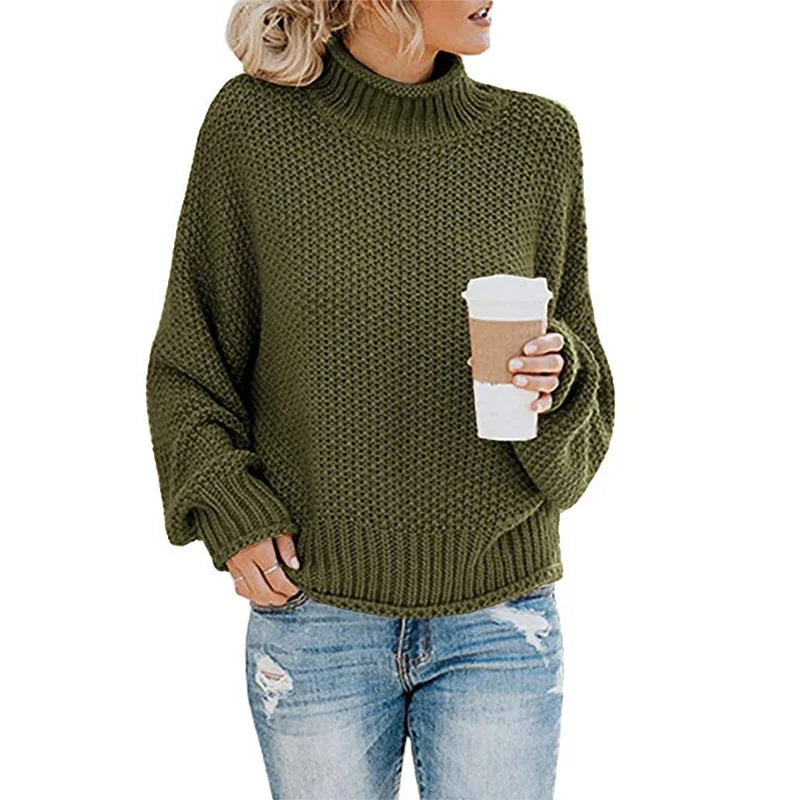 Luxuriöser Damen Rollkragenpullover - Emma