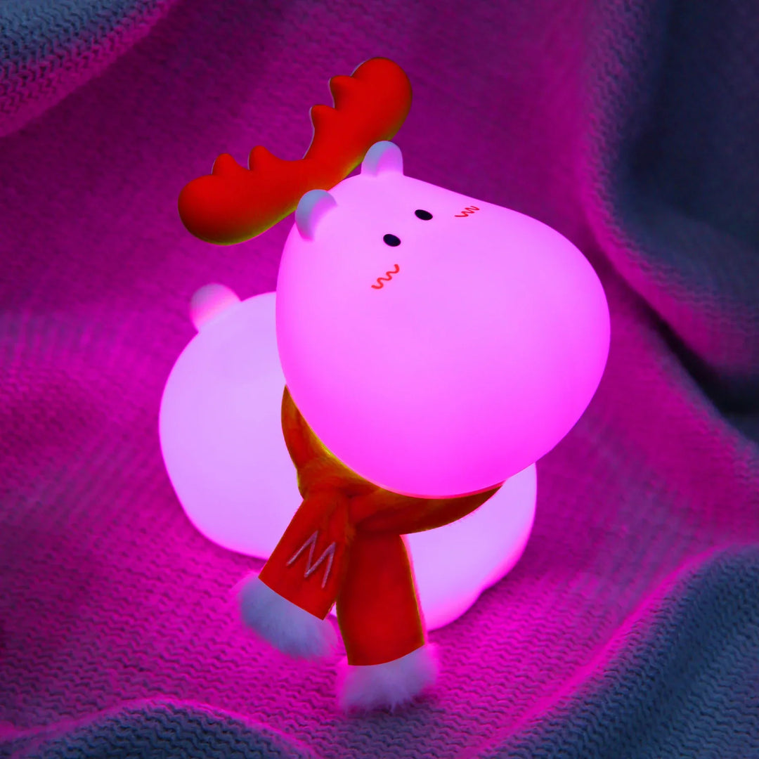 Magische LED Rentier Nachtlampe - GlowDeer