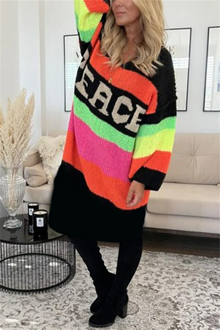 Legerer Ibiza-Pullover - Aurora