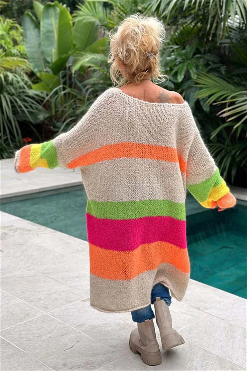 Legerer Ibiza-Pullover - Aurora
