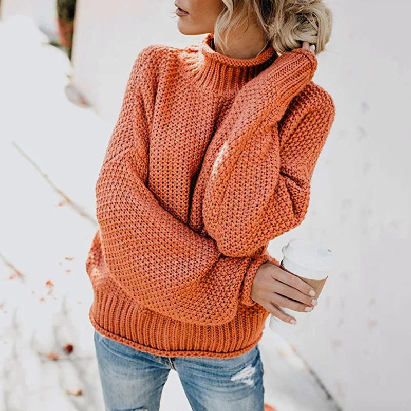 Luxuriöser Damen Rollkragenpullover - Emma
