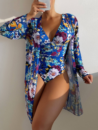 3-Teiliges Blaues Bikini Set mit Schmeichelhafter Passform – Marisse