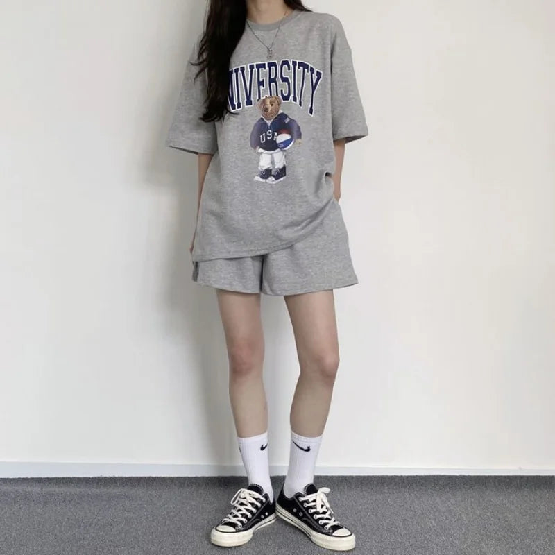 Sommer-Shorts-Set Damen – Leni