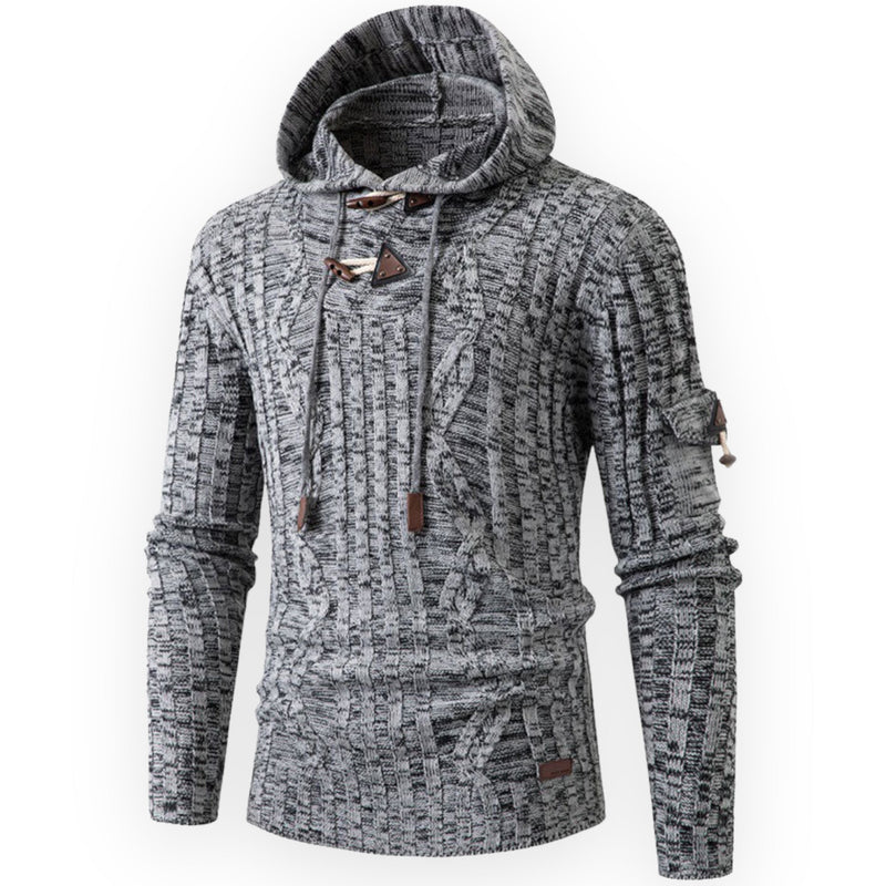 Stilvoller warmer Fleece-Hoodie für Herren - AlpineTrail