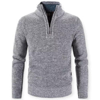 Stilvoller Herrenpullover mit Halbem Reißverschluss - SummitCraft