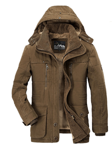 Warmer Herren-Wintermantel mit Fleece - Everest